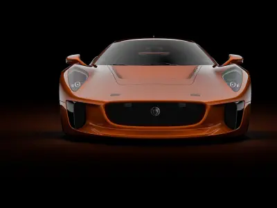 Jaguar C-X75 Free 3D model