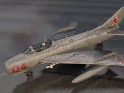 Mikoyan-Gurevich MIG-19 Farmer 3D model