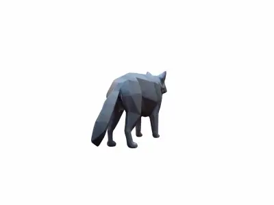 The Wolf Is A Powerful Intelligent Predator 3D model