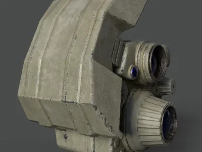 Enhanced Night Vision Goggle Low-poly 3D model