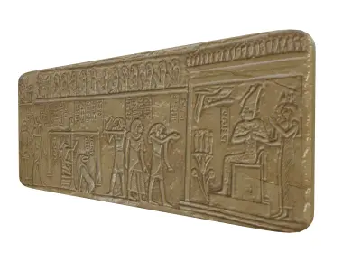 Ancient Egyptian Anubis Judgement Day Pharaoh 3D model