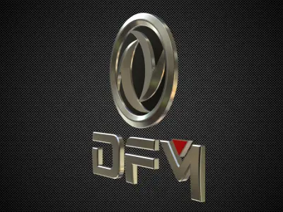 dongfeng logo 3D model