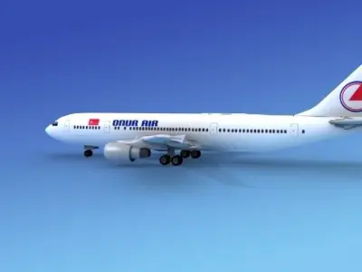 Airbus A300 ONUR 2 3D model