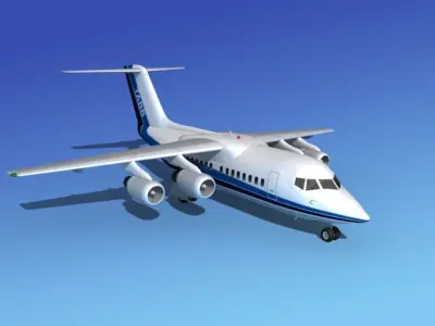 BAe 146-100 TABB 3D model