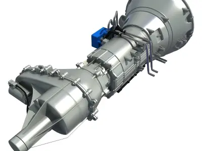 Ram Transmission Of Dodge 3D model