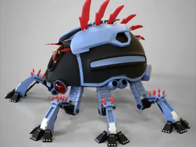 Robotic beetle 3D model