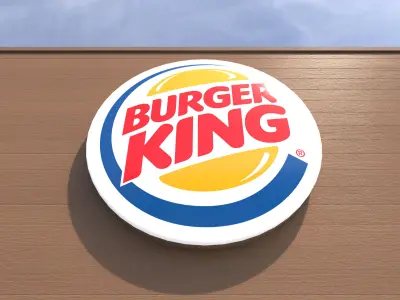 Retail-049 Burger King-005 3D model