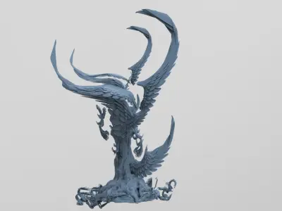 Medieval Swamp Ring 3D model