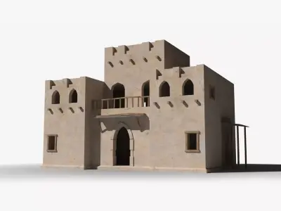 Arab x35 Low-poly 3D model