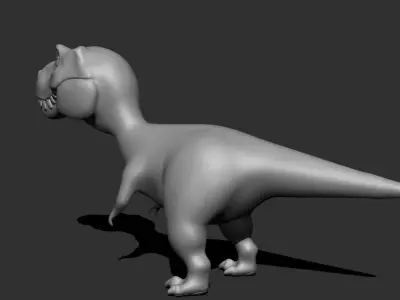 D Rex Free low-poly 3D model