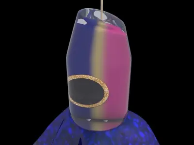 Salt Water Fishing Lure Free low-poly 3D model