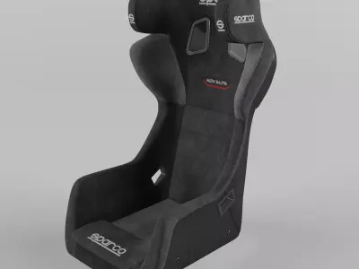 Racing Seat Sparco ADV ELITE Black 3D model