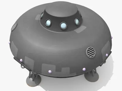UFO Sci-Fi 3D model