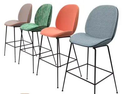 Gubi Beetle Stool 3D model