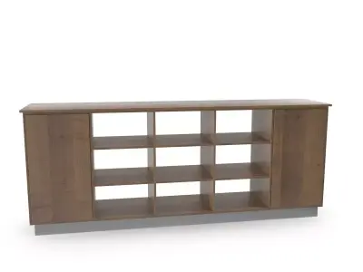 Cabinet of books A Free 3D model