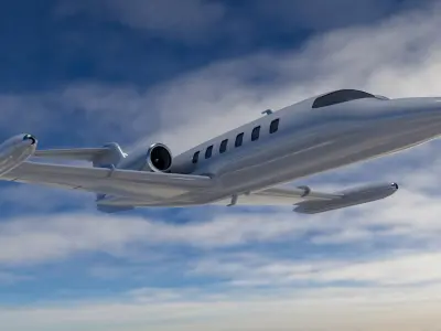 Learjet 35 ready to 3D printing 3D print model