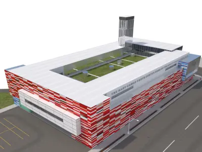 Gary Comer Youth Center 3D model