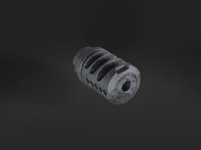 muzzle brake vol7 3D model