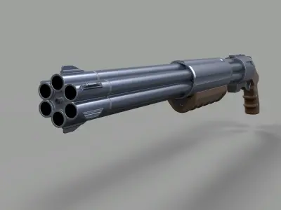 Rifle from the movir movie Rest In Peace Department 3D model