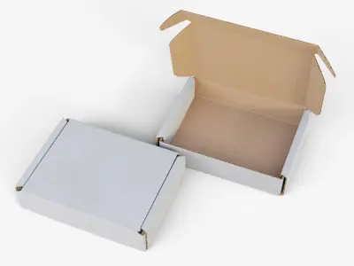Corrugated Box V3 3D model