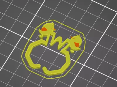 2 Chicks Garden Clips 3D print model