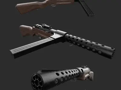 Bergmann MP 28 3D model