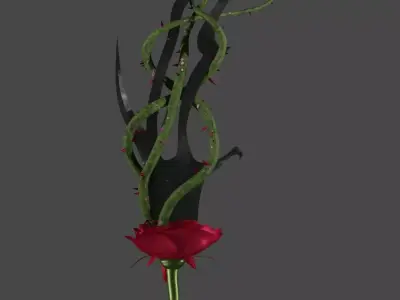 Rose Blade Free 3D model
