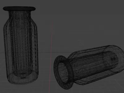 Glass vase Free 3D model 3