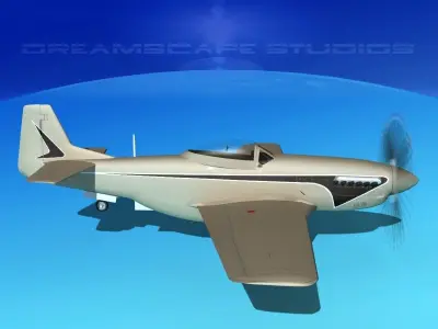 P-51 Mustang Sport V09 3D model