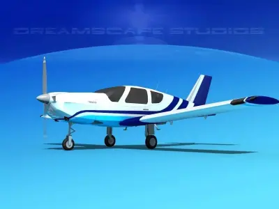 Socata TB-20 Trinidad V07 3D model