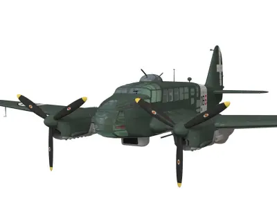 Caproni Ca314 3D model