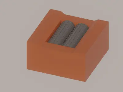 Double Roller Crushers 3D model