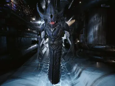 Alien 2 Low-poly 3D model