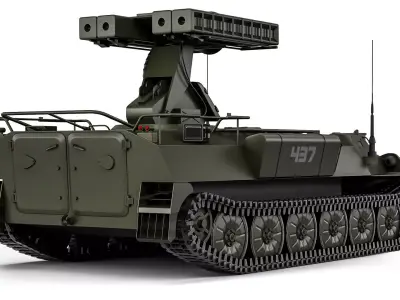 9K35 Strela-10 SA-13 Gopher 1976 3D model