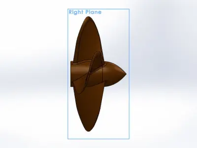 Yacht Propeller 3D model