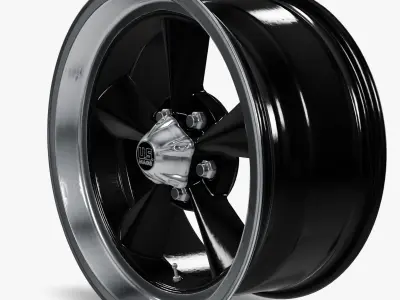 US Mags Standard Wheel Gloss Black 3D model