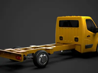 Opel Movano SingleCab SW E30 Chassis 2014 3D model