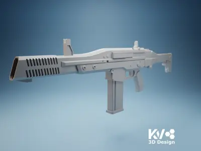 KV-Death Stranding Weapon Set 3D print model