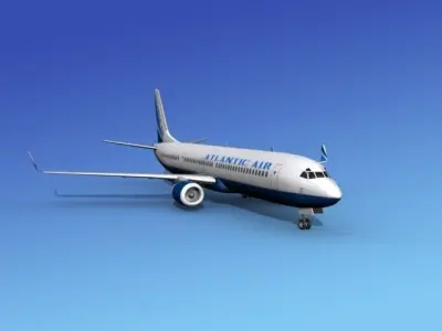 Boeing 737-900ER Atlantic Air 3D model