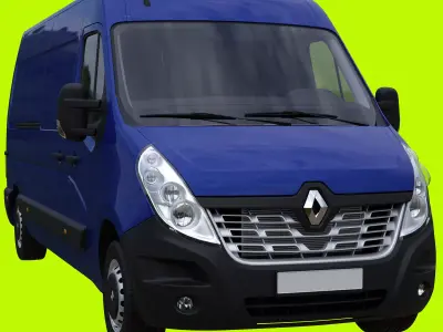 Renault Master L3H2 Van 3D model