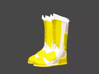 botte pair of boots Free 3D model