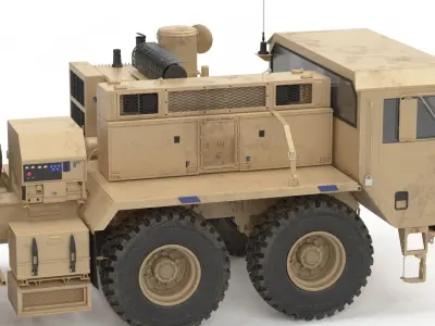 M983 HEMTT Patriot Tractor Truck 3D model