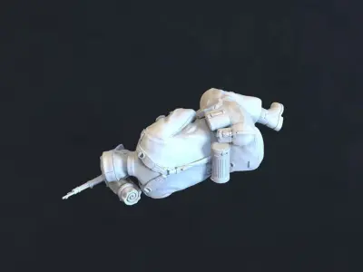 German soldier 3D print model