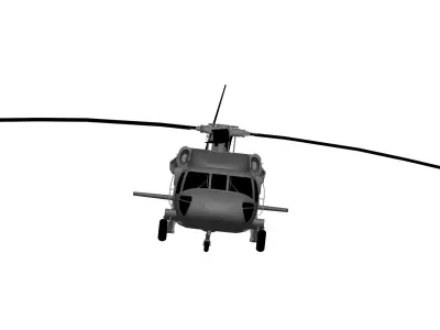 Sikorsky UH-60 Black Hawk 3D model