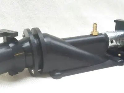 waterjet propeller shaft 3D model