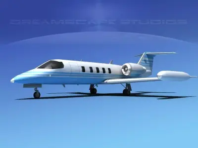 Gates Bombardier Learjet 35 V06 3D model