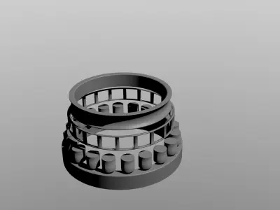 Ball bearing 3D model