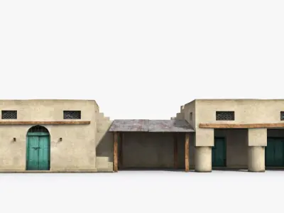 Arab x11 Low-poly 3D model