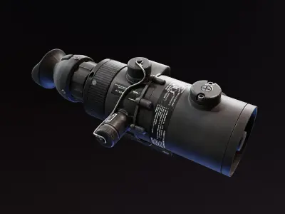 AN PVS4 Night Vision Low-poly 3D model