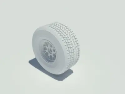 Pirelli tyre for wet weather conditions 3D model